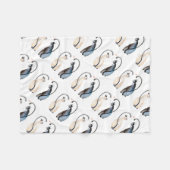 Zwei Katzen in Liebe Fleecedecke (Vorderseite (Horizontal))