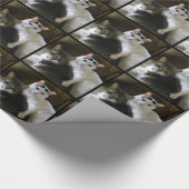 Zwei Katzen in Liebe Geschenkpapier (Ecke)