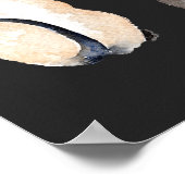 Zwei Katzen in Liebe Poster (Ecke)