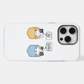 zwei Katzen iPhone Hülle (Rückseite (Horizontal))