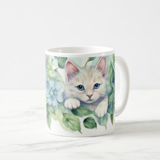 Zwei Katzen Kaffee Tasse (VorderseiteRechts)