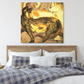 Zwei Katzen Leinwanddruck (Insitu (Schlafzimmer))