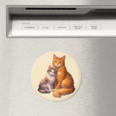 Zwei Katzen Magnet (In Situ (Geschirrspüler))
