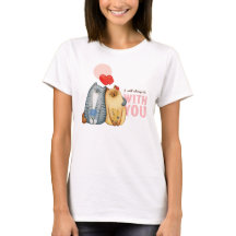 Zwei Katzen mit Herzformen und romantischen m