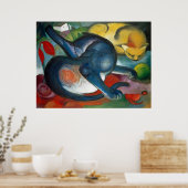 Zwei Katzen Poster (Küche)