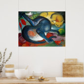 Zwei Katzen Poster (Küche)