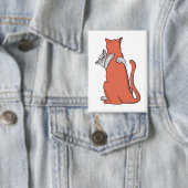 Zwei Katzen schließen Freundschaft Button (Insitu)
