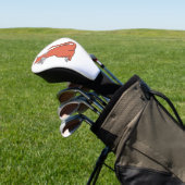 Zwei Katzen schließen Freundschaft Golf Headcover (In SItu)