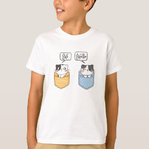 zwei Katzen T-Shirt