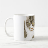 Zwei Katzen - Tabby und Tortie Kaffeetasse (Links)