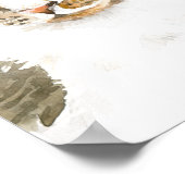 Zwei Katzen - Tabby und Tortie Poster (Ecke)