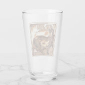 Zwei Katzen (von Franz Marc) Glas (Rückseite)