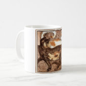 Zwei Katzen (von Franz Marc) Kaffeetasse (Vorderseite Links)