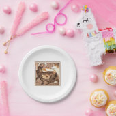 Zwei Katzen (von Franz Marc) Pappteller (Party)