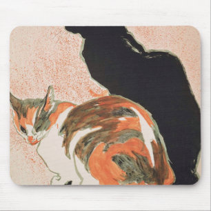 Zwei Katzen von Theophile Alexandre Steinlen Mousepad