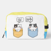 zwei Katzen Waschbeutel (Rückseite)