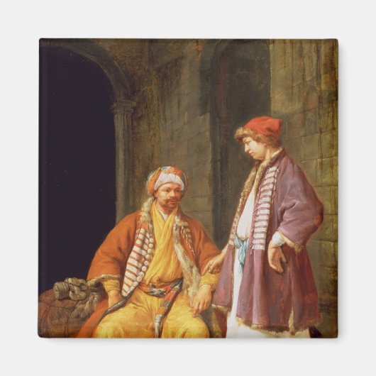 Zwei Kaufleute konvertieren Magnet (Vorne)