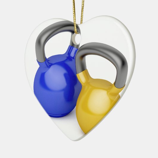 Zwei kettlebells keramikornament (Links)