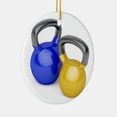 Zwei kettlebells keramikornament (Rechts)