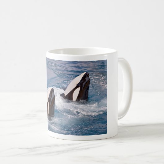 Zwei Killwale Kaffeetasse (VorderseiteRechts)