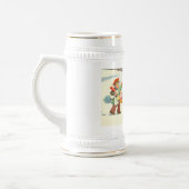 Zwei Kinder und ein Hund Bierglas (Links)