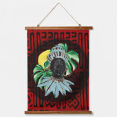 Zwei Kingely Wandteppich Mit Holzrahmen (Vorderseite 2)