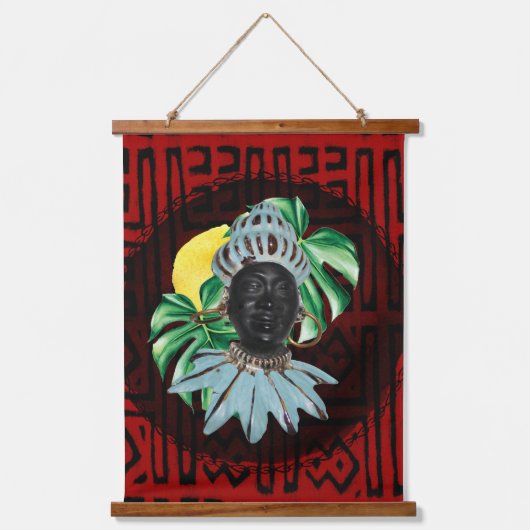 Zwei Kingely Wandteppich Mit Holzrahmen (Vorderseite 2)