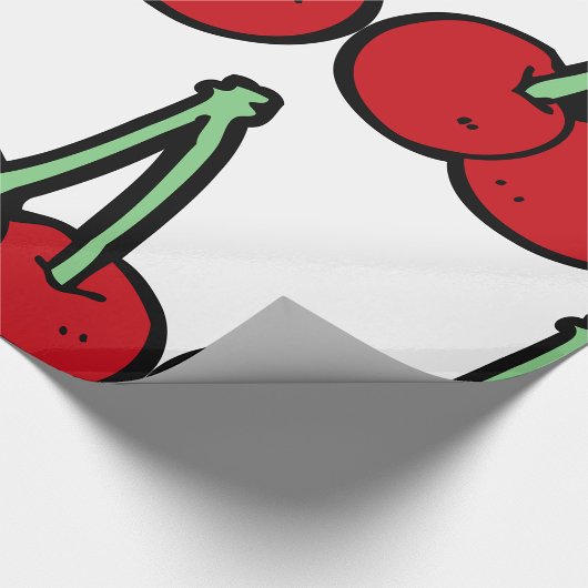 Zwei Kirschen Geschenkpapier