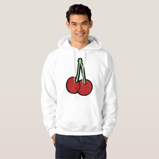 Zwei Kirschen Hoodie (Vorne ganz)