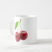 Zwei Kirschen Kaffeetasse (Vorderseite Links)