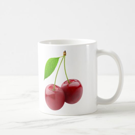 Zwei Kirschen Kaffeetasse (Rechts)