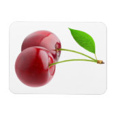 Zwei Kirschen Magnet (Horizontal)