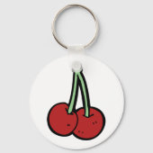 Zwei Kirschen Schlüsselanhänger (Rückseite)
