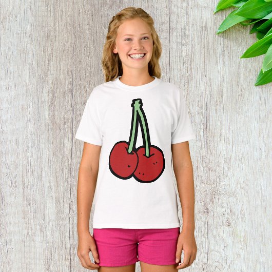 Zwei Kirschen T-Shirt