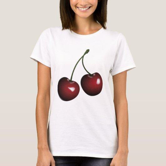 Zwei Kirschen T-Shirt (Vorderseite)