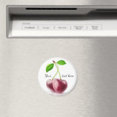 Zwei Kirschherzen Magnet (In Situ (Geschirrspüler))