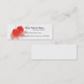 Zwei KirschVisitenkarten Mini Visitenkarte (Vorne/Hinten)