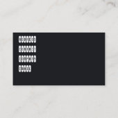 zwei klassische Muskelautos Visitenkarte (Rückseite)