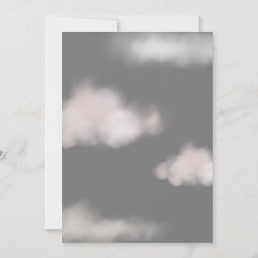 Zwei kleine BOOS sind fast fällig! Ghost Baby Show Einladung (Rückseite)