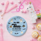 Zwei kleine Boos Twins Halloween Babydusche Pappteller (Party)