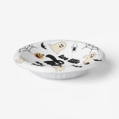 Zwei kleine Boos Twins Halloween Babydusche Pappteller (Gewinkelt)