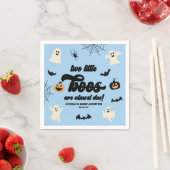Zwei kleine Boos Twins Halloween Babydusche Serviette (Beispiel)