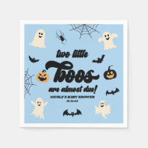 Zwei kleine Boos Twins Halloween Babydusche