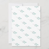 Zwei kleine Bunnies Bunny Twin Baby Dusche Einladung (Rückseite)