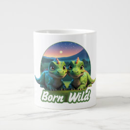 Zwei kleine Dinos - Born Wild  Jumbo-Tasse