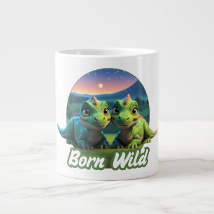 Zwei kleine Dinos - Born Wild  Jumbo-Tasse