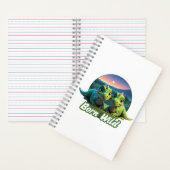 Zwei kleine Dinos - Born Wild Notizblock (Innen)