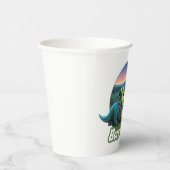 Zwei kleine Dinos - Born Wild  Pappbecher (Rechts)