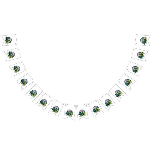 Zwei kleine Dinos - Born Wild  Wimpelkette (Alle)