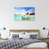 Zwei kleine Ferkel Leinwanddruck (Insitu (Schlafzimmer))